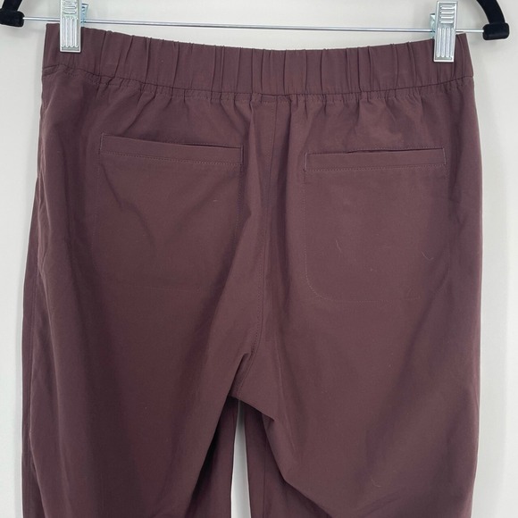 Athleta Womens Purple Elastic Waist Ankle Fit 4 Pocket Athleisure Joggers Size 2 - Picture 7 of 11